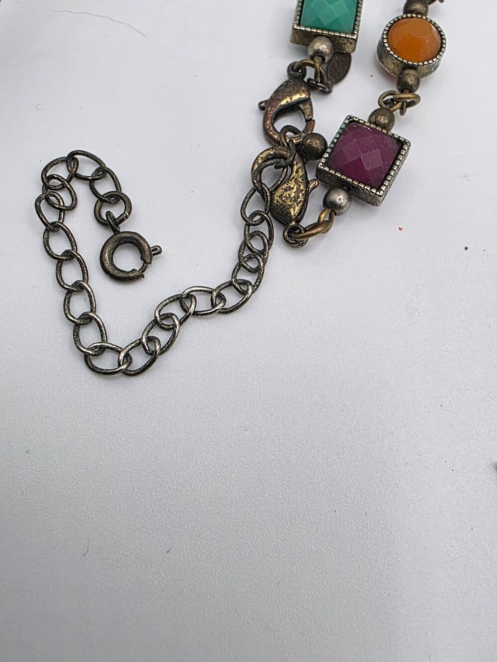 Premier Designs Chiclet Necklace & Jane Earrings Multicolor Set - Picture 3 of 4
